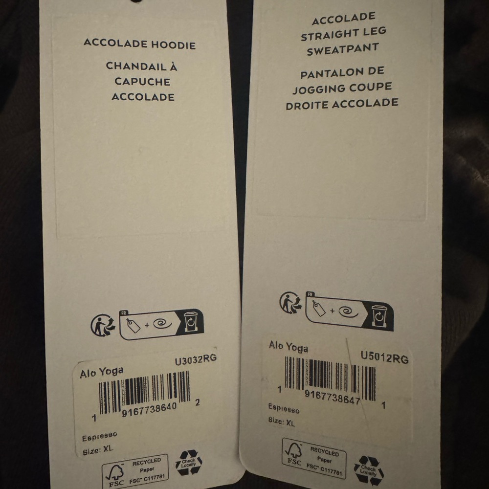 Women's Alo Accolade Brown Hoodie & Sweatpants - Picture 8 of 8